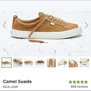 Cariuma OCA Low Camel Suede Women’s Sneakers